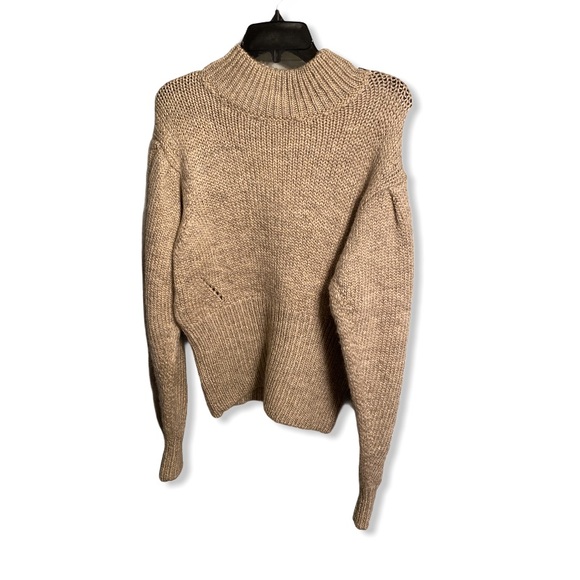 TOPSHOP Banana Sleeve Funnel Neck Sweater - Picture 3 of 7